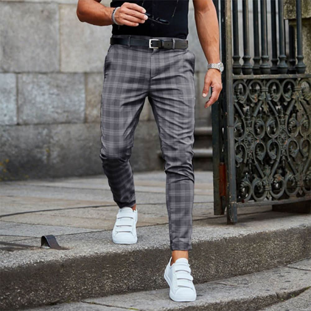 Nova Casual Chino For Men With Checked Pattern For Stylish Looks