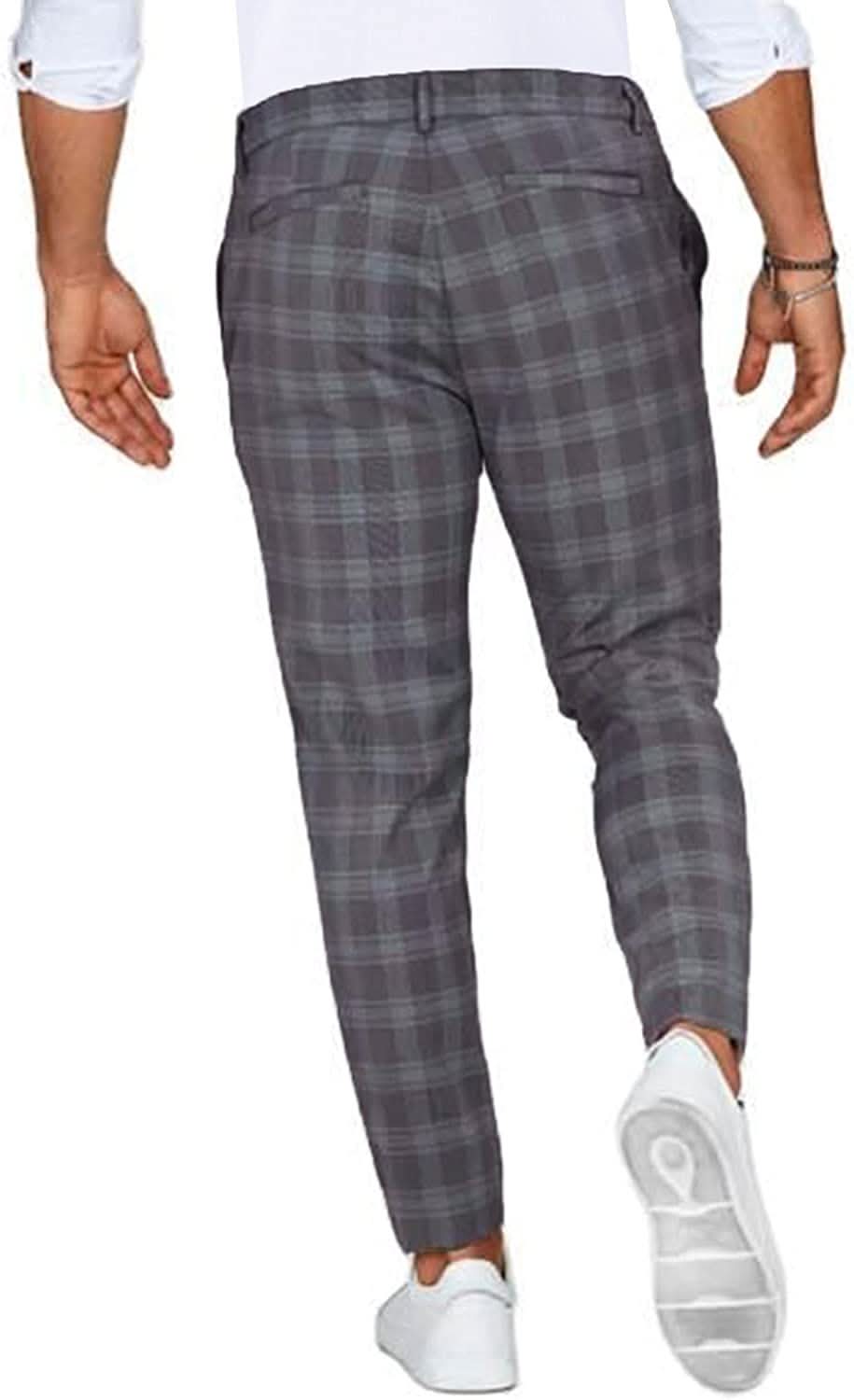 Nova Casual Chino For Men With Checked Pattern For Stylish Looks