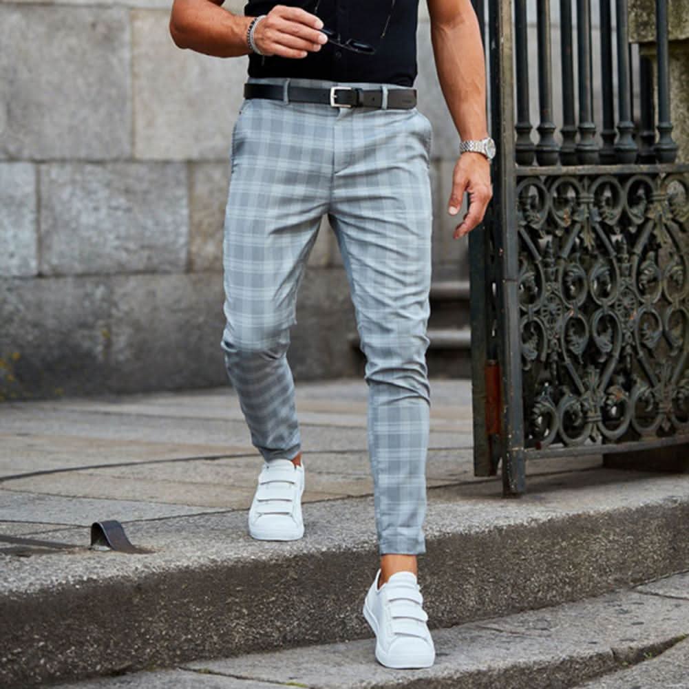 Nova Casual Chino For Men With Checked Pattern For Stylish Looks