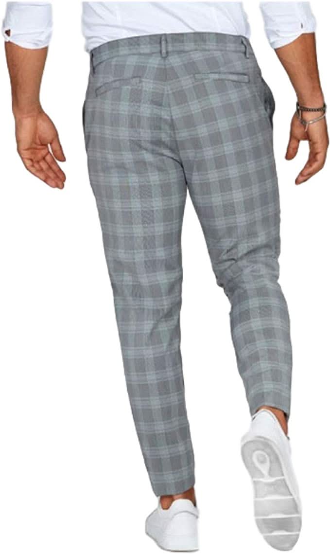 Nova Casual Chino For Men With Checked Pattern For Stylish Looks