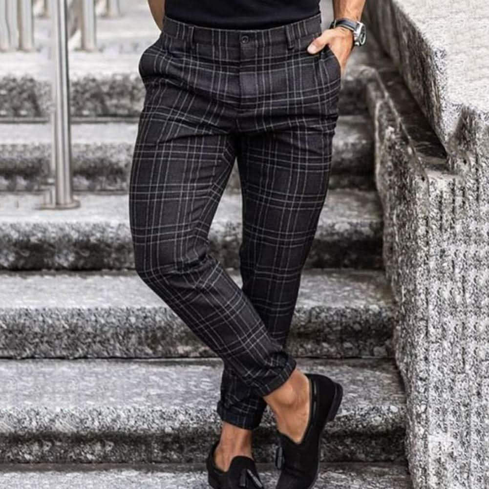 Nova Casual Chino For Men With Checked Pattern For Stylish Looks
