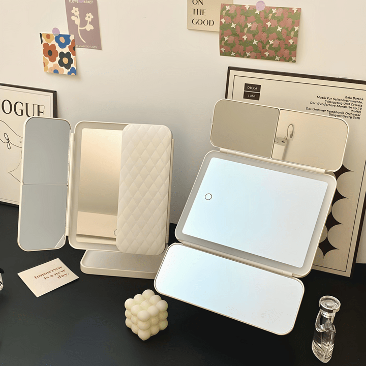 LumaVue LED Makeup Mirror With Adjustable Lighting And Precise Magnification