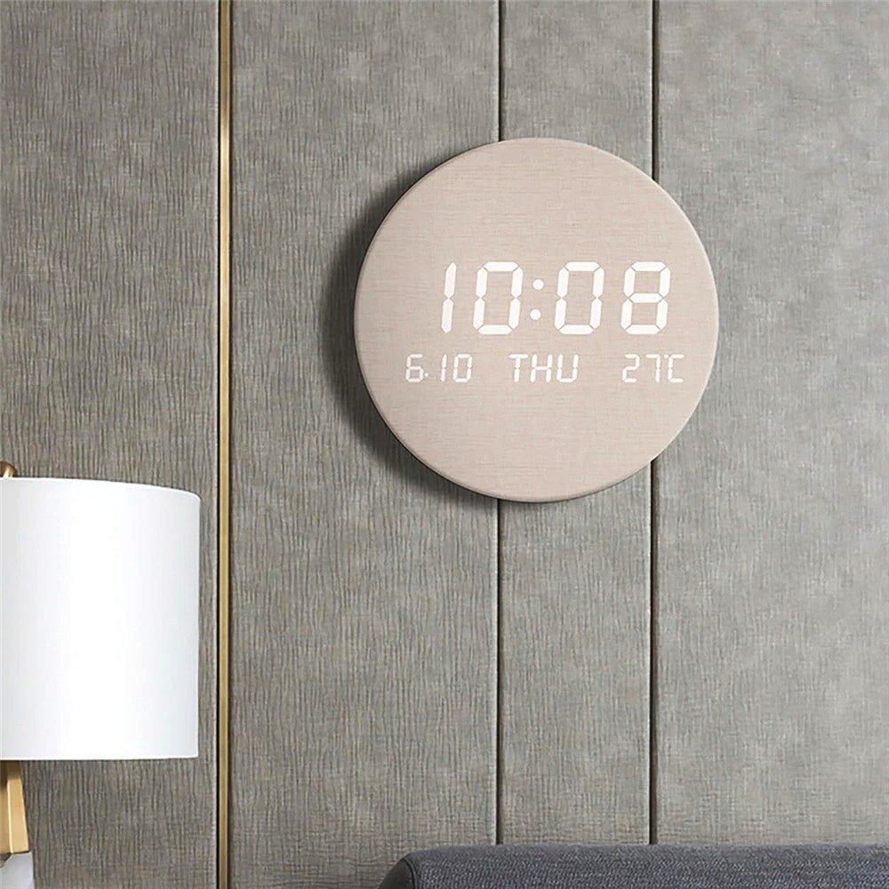 Stylové LED nástěnné hodiny pro moderní skandinávské interiéry