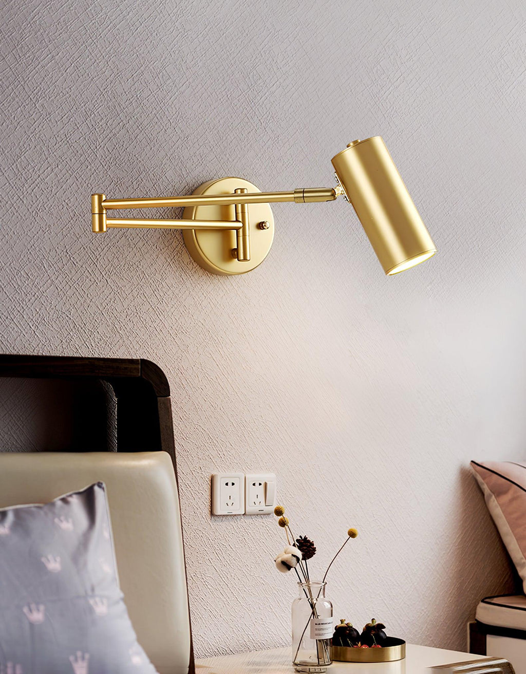Applique murale FlexiLight avec bras articulé et luminaire réglable