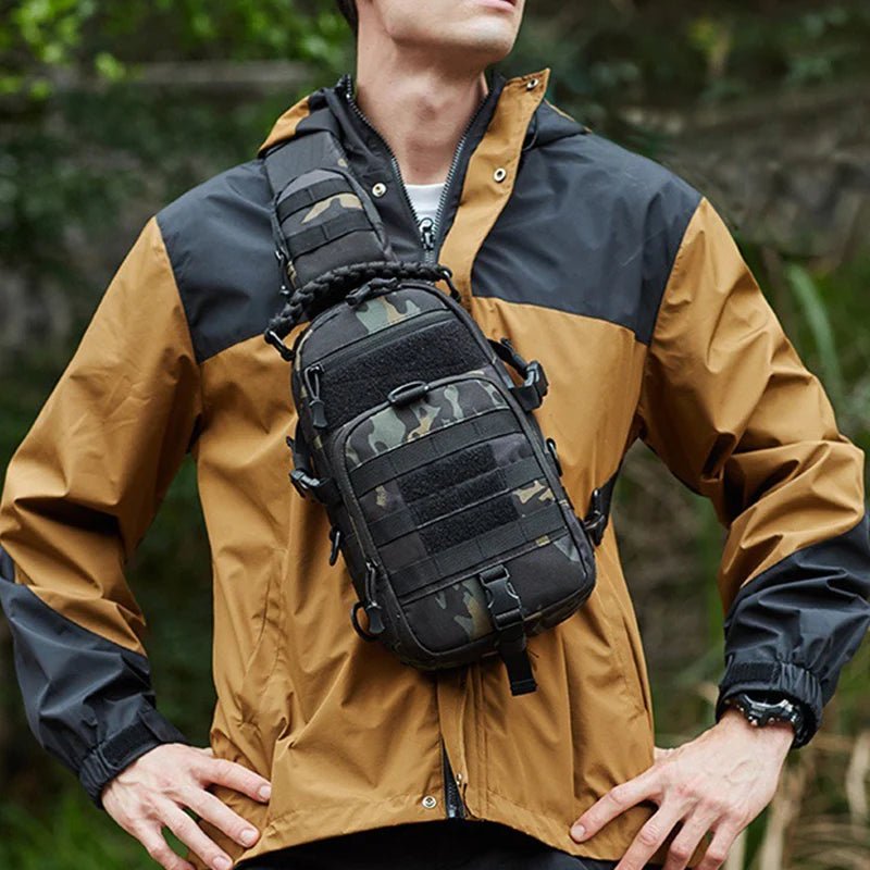 TrailSling MOLLE Shoulder Backpack for Hiking and Camping
