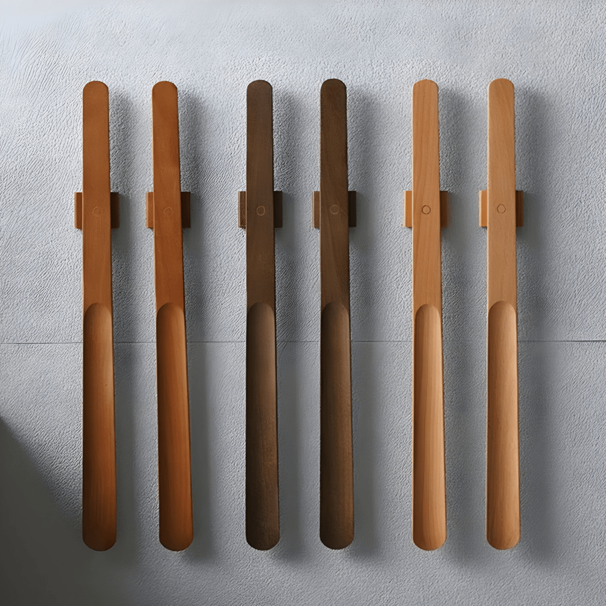 StrideAid Extra Long Magnetic Wood Shoe Horn For Easy On
