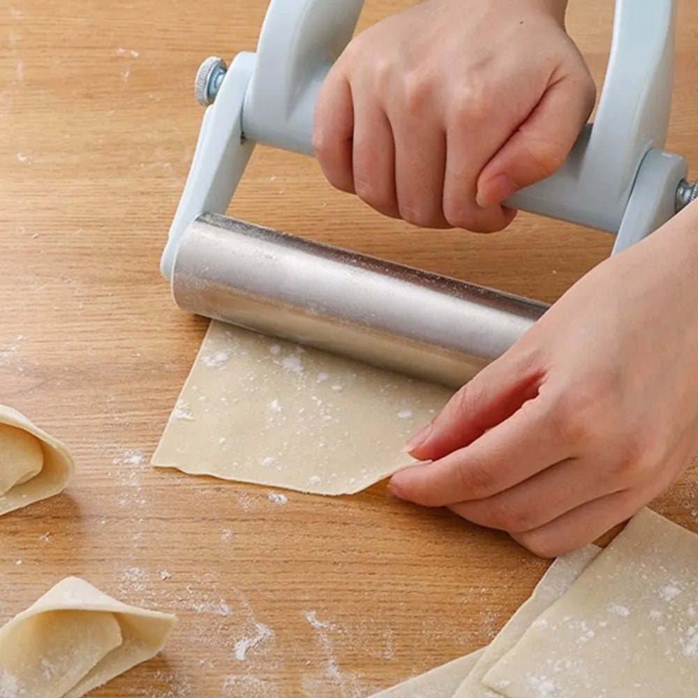 AeroRoll Precision Stainless Steel Rolling Pin For Even Dough Thickness