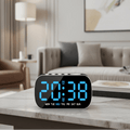 LumaTime Digitální LED budík s dvojím alarmem a zobrazením teploty