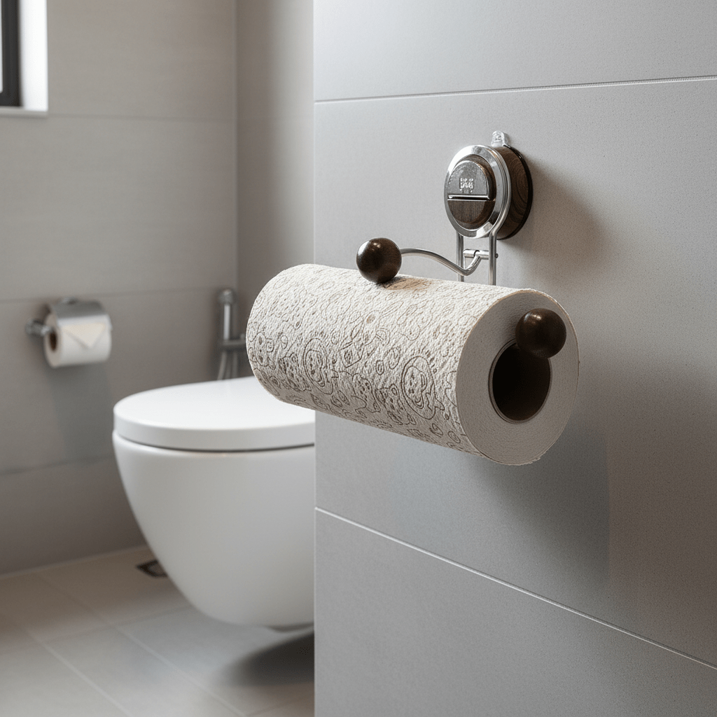 NovaGrip Drill-Resistant Stainless Steel Toilet Paper Holder