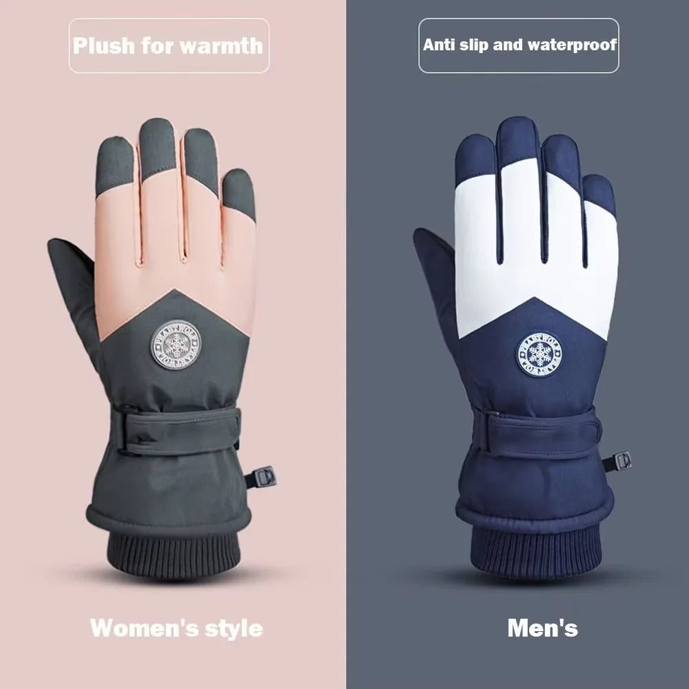 Frosttrail Thermal Winter Ski Gloves Waterproof Non Slip Touchscreen Compatible