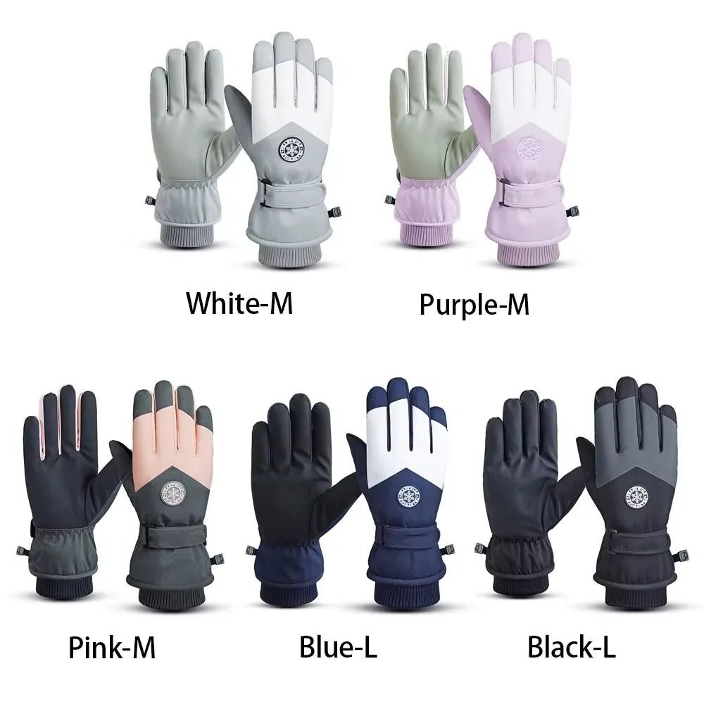 Frosttrail Thermal Winter Ski Gloves Waterproof Non Slip Touchscreen Compatible
