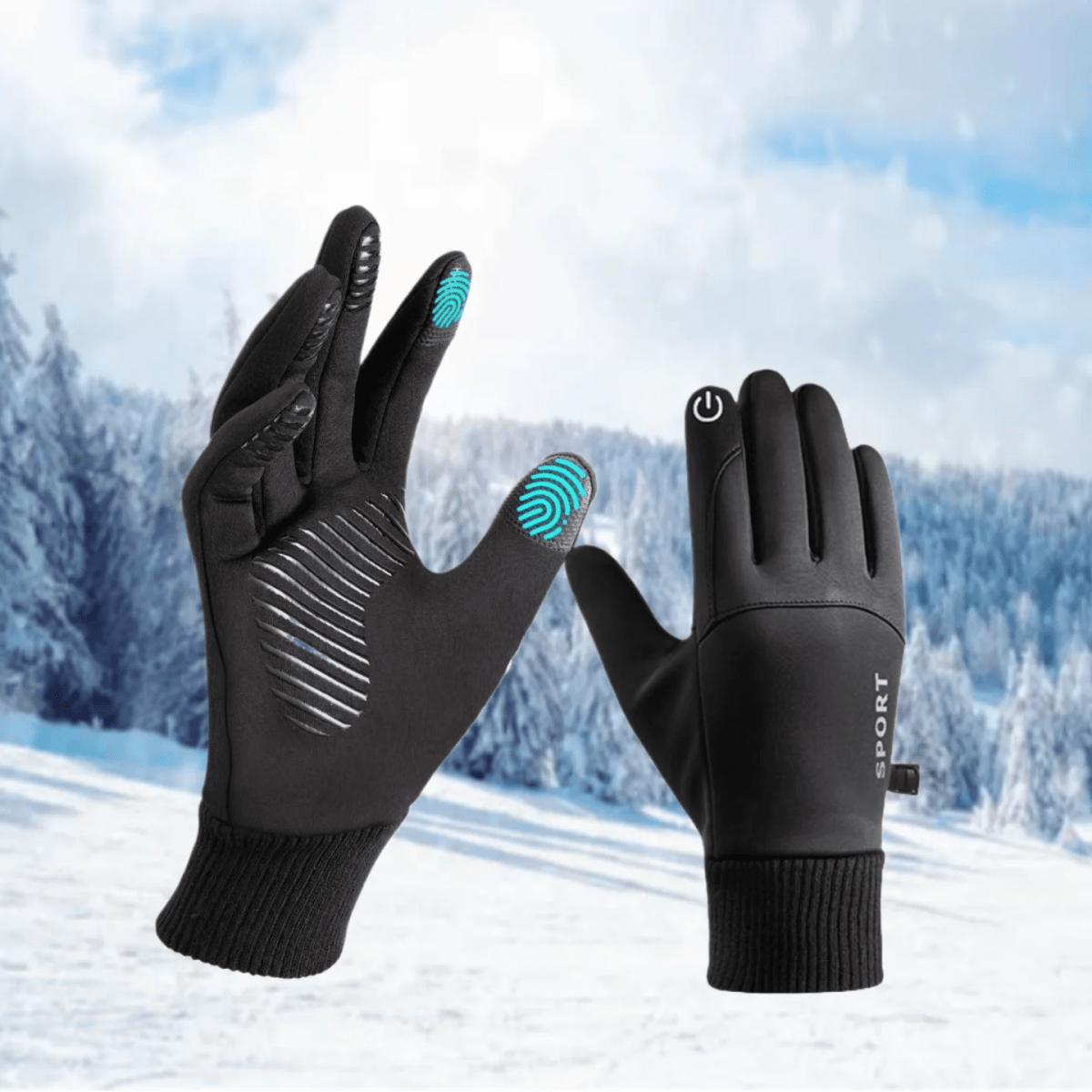 FrostGuard Thermal Touchscreen Gloves With Water Protection And Grip