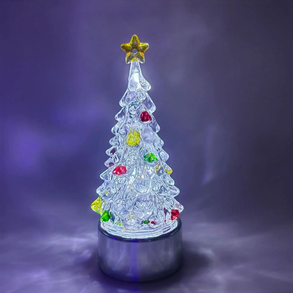 HollyNook festliche Weihnachtsbaum-Tisch- und Nachttischlampe