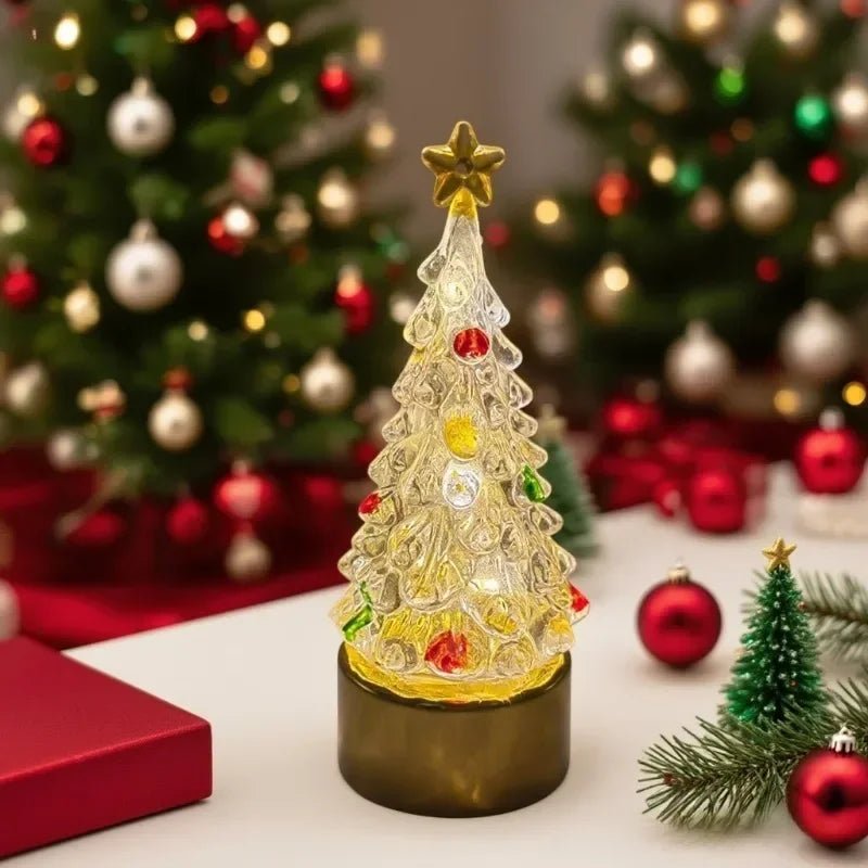 HollyNook festliche Weihnachtsbaum-Tisch- und Nachttischlampe
