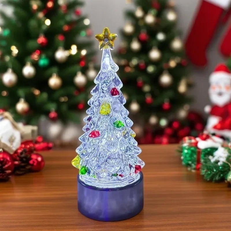 HollyNook festliche Weihnachtsbaum-Tisch- und Nachttischlampe