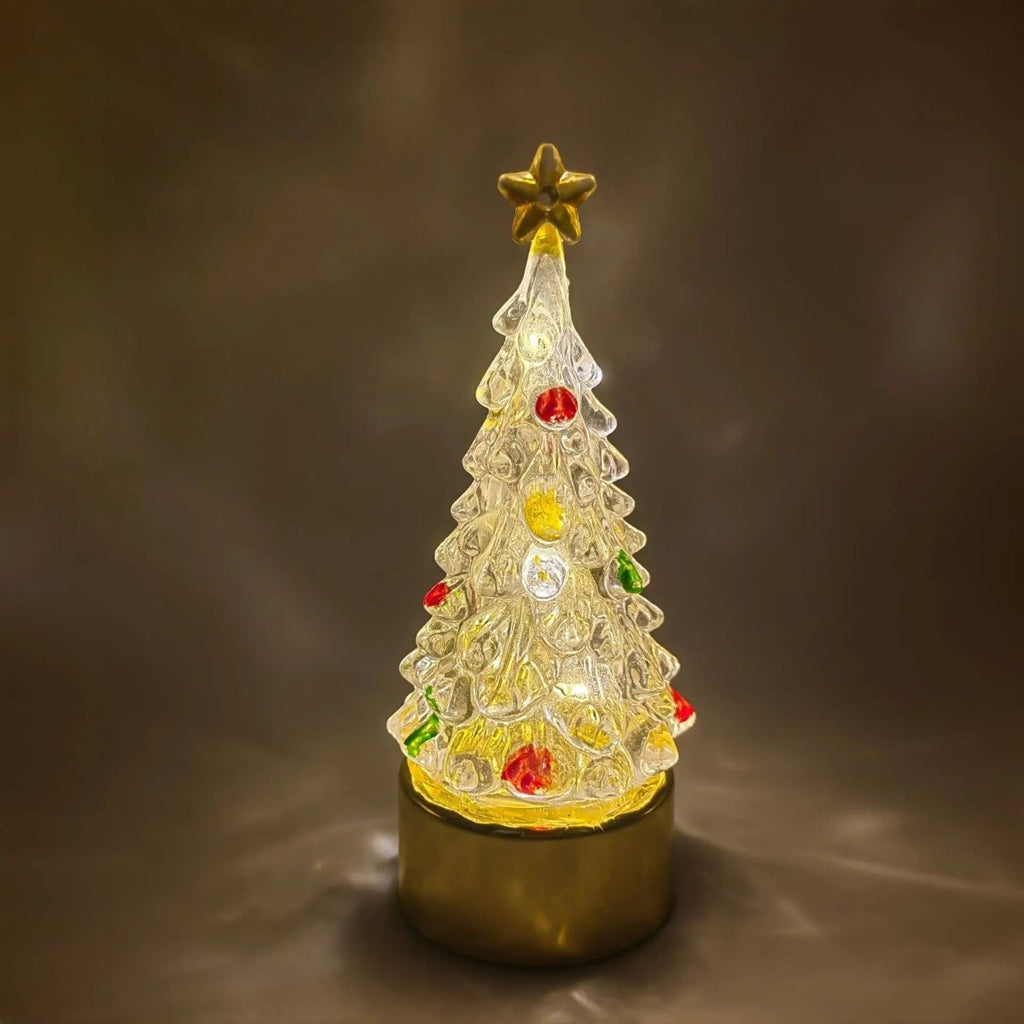 HollyNook festliche Weihnachtsbaum-Tisch- und Nachttischlampe