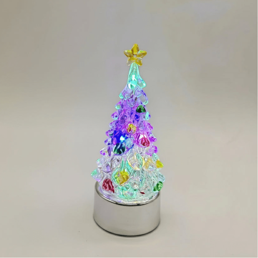HollyNook festliche Weihnachtsbaum-Tisch- und Nachttischlampe