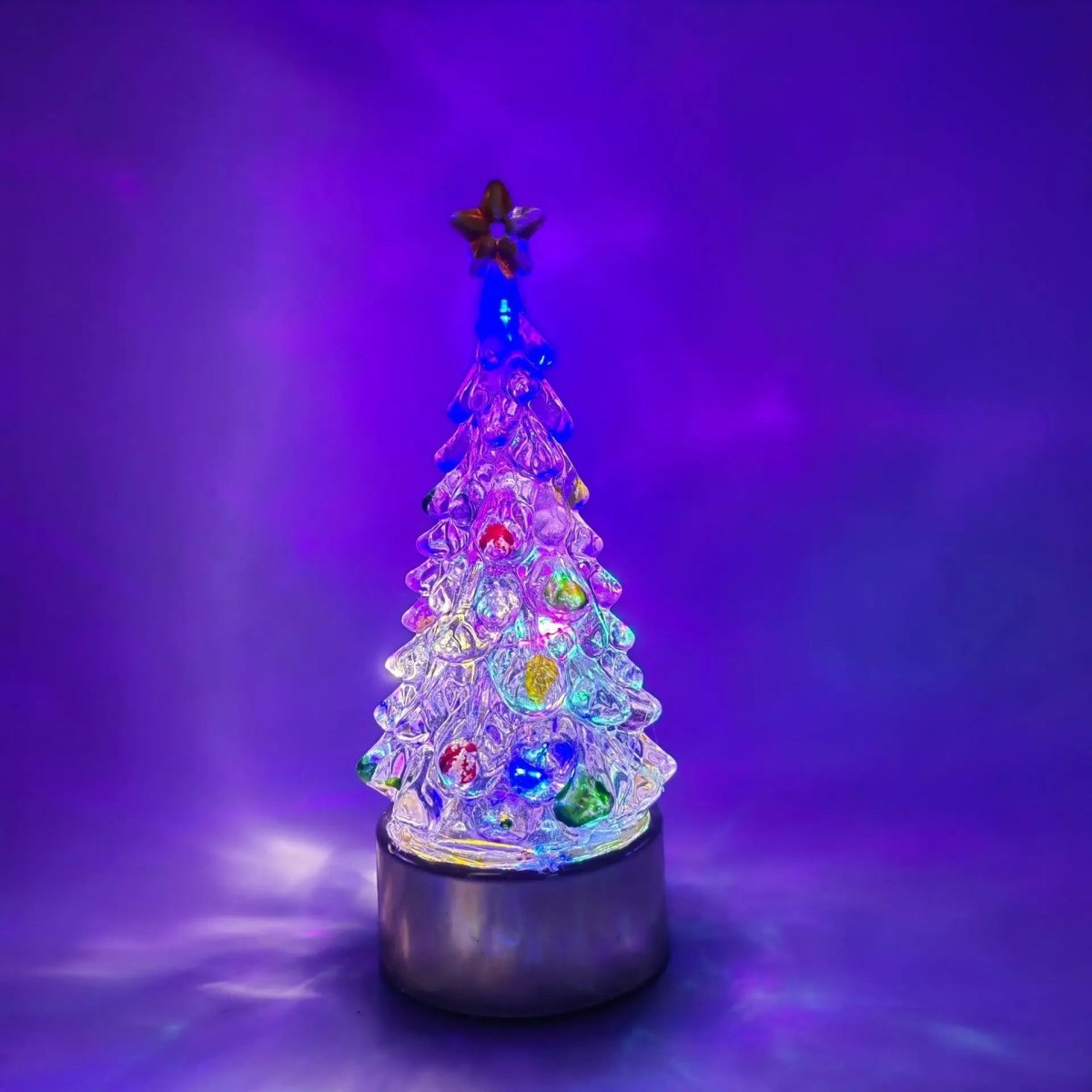 HollyNook festliche Weihnachtsbaum-Tisch- und Nachttischlampe