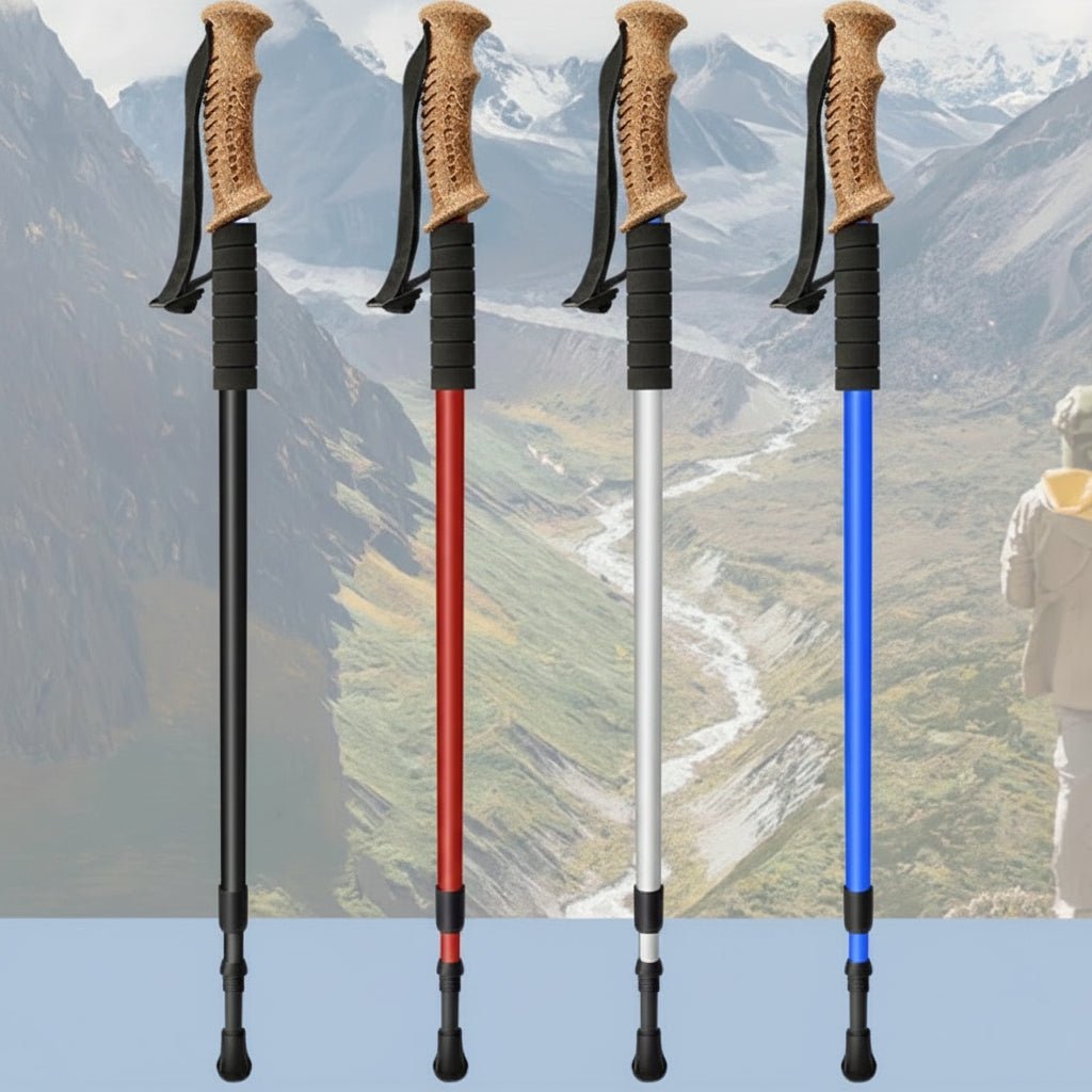 TrailGlide ultralehké nastavitelné trekové hole pro dlouhé trasy, hliníková slitina