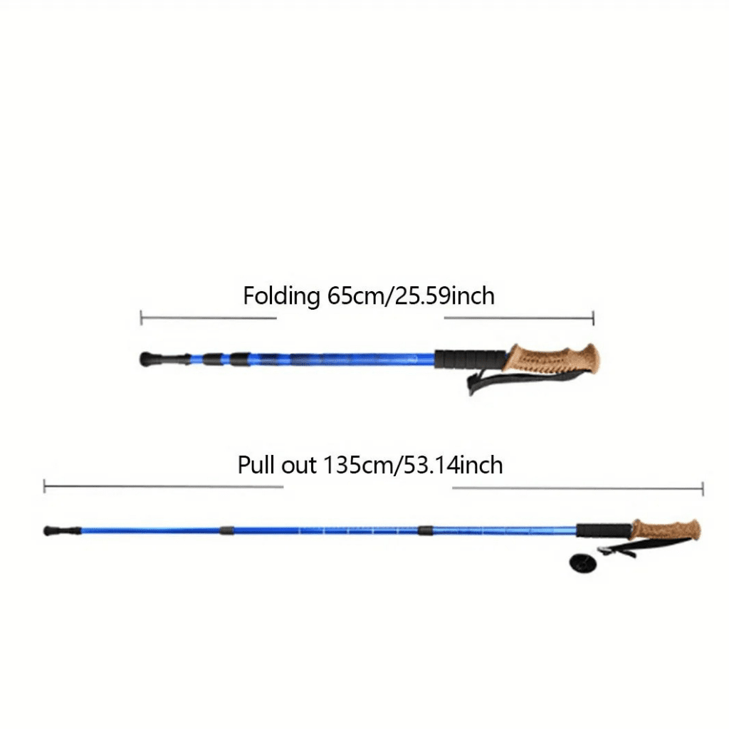 TrailGlide ultralehké nastavitelné trekové hole pro dlouhé trasy, hliníková slitina