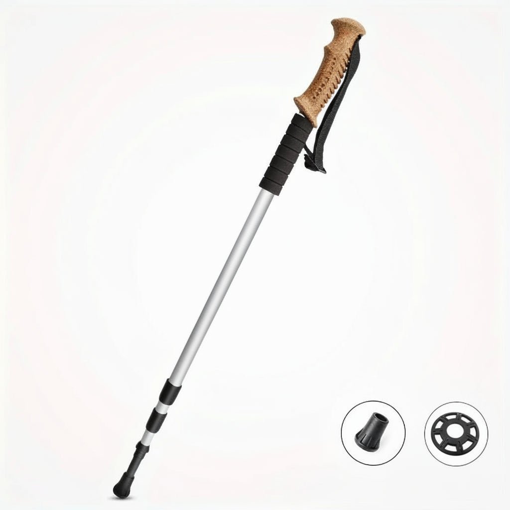 TrailGlide ultralehké nastavitelné trekové hole pro dlouhé trasy, hliníková slitina