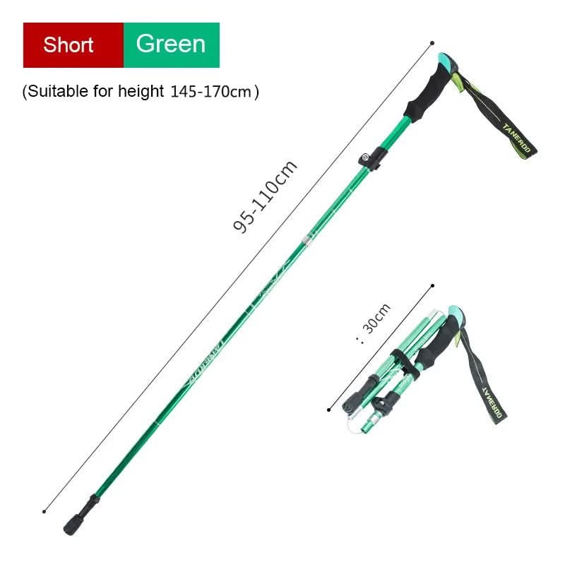 TrailNova Ultralight 5-Piece Telescopic Trekking Poles For Mountain Hiking