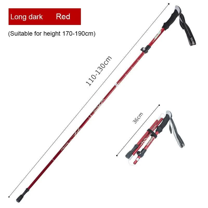 TrailNova Ultralight 5-Piece Telescopic Trekking Poles For Mountain Hiking