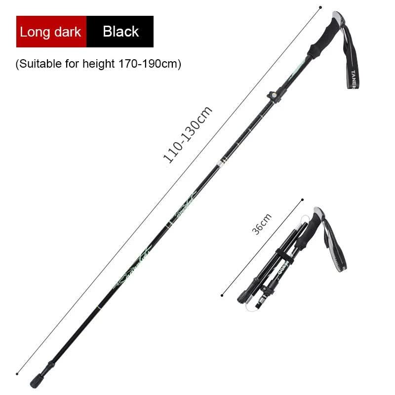 TrailNova Ultralight 5-Piece Telescopic Trekking Poles For Mountain Hiking