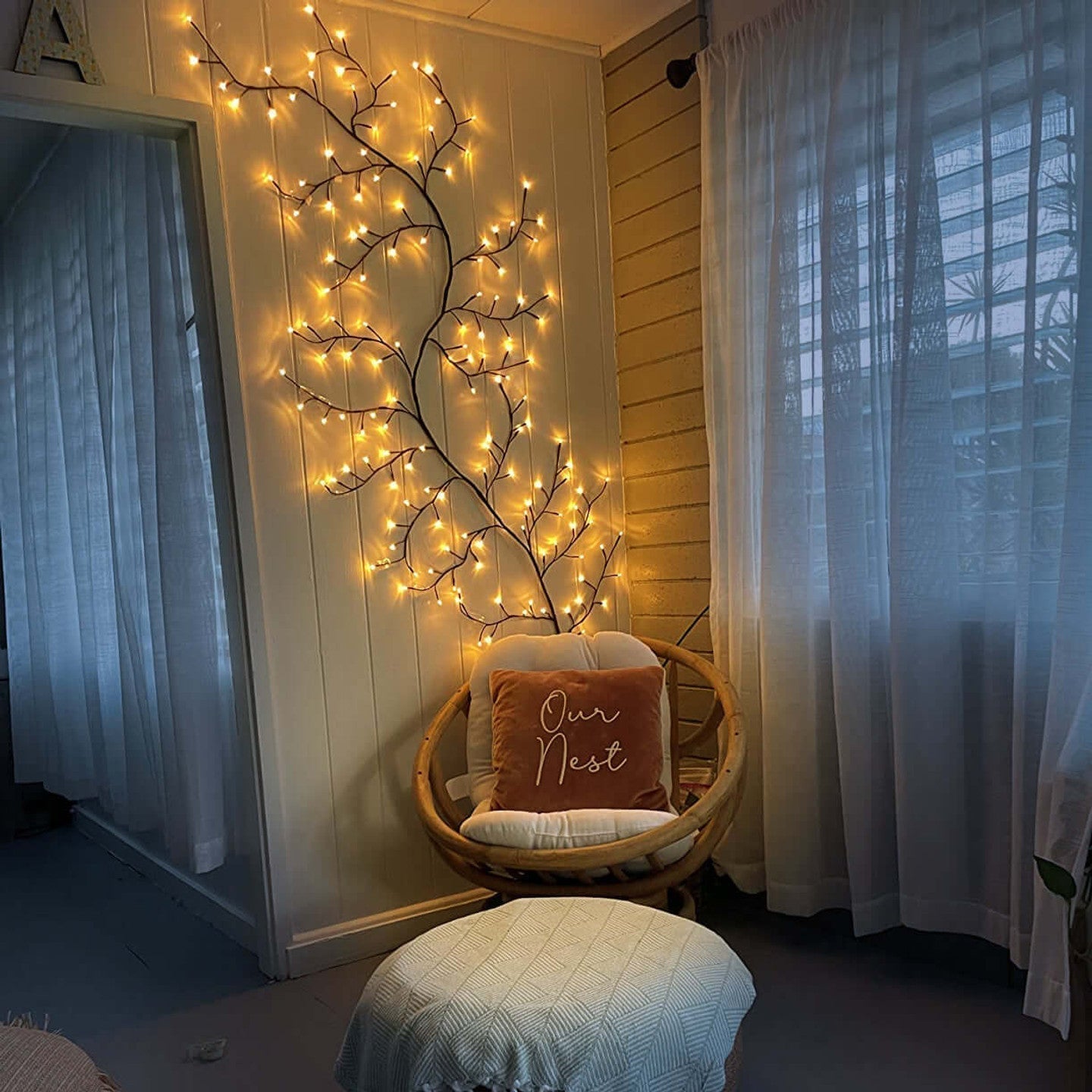 GlimmerGrove | Enchanted Firefly Willow Vine