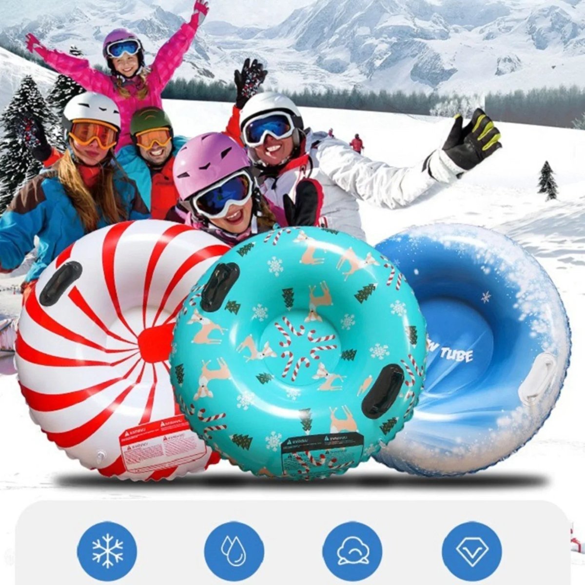 Frost Rider Inflatable Snow Tire For Ultimate Winter Fun
