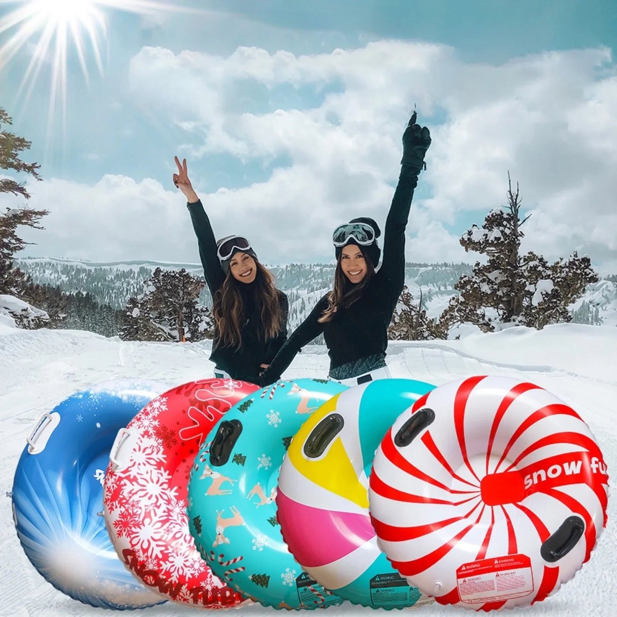 Frost Rider Inflatable Snow Tire For Ultimate Winter Fun