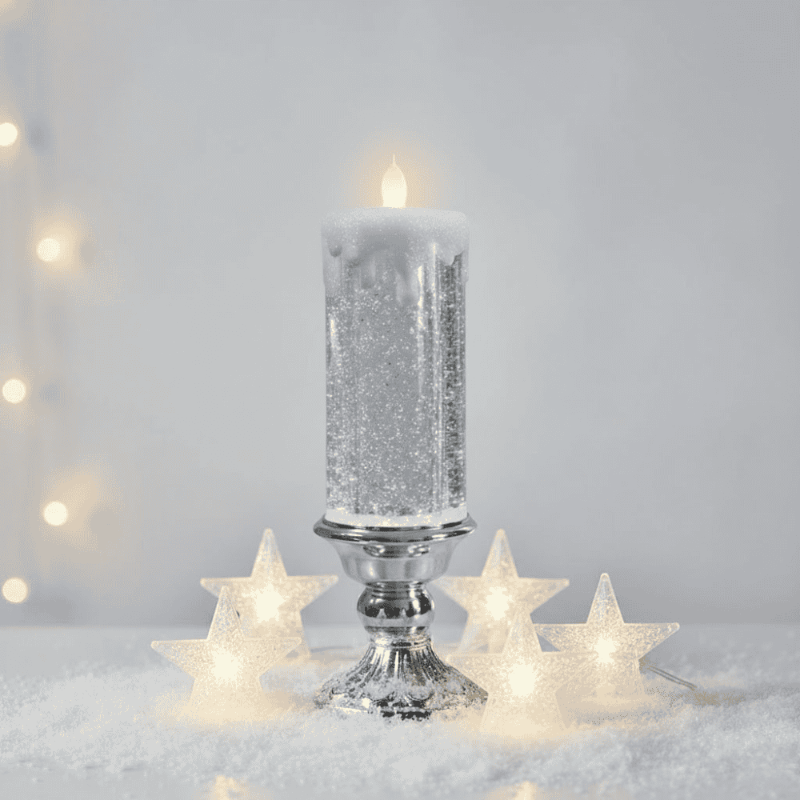 LuminaFlame Elegant Led Candle For Cozy Christmas Evenings