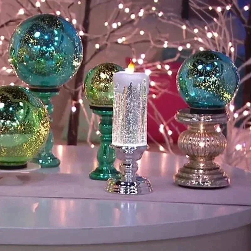 LuminaFlame Elegant Led Candle For Cozy Christmas Evenings