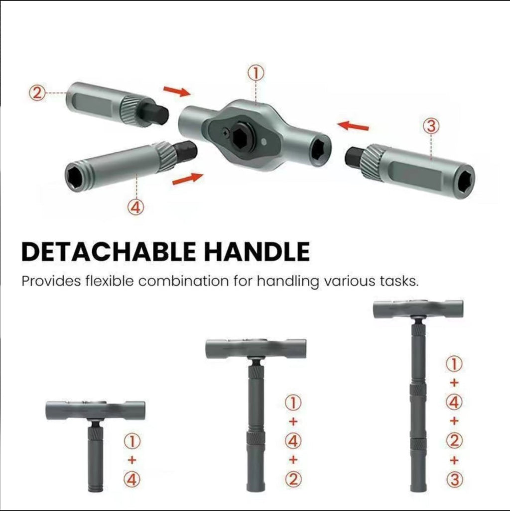 NovaFix Compact 24-In-1 Screwdriver Set for Easy Storage