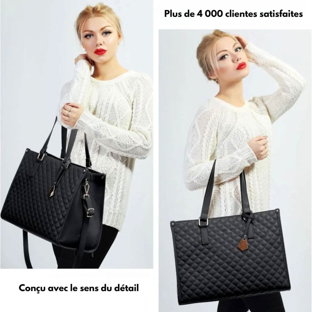 LuxeCarry Duo 2 In 1 Elegant Shopping Bag With Insulated Compartment And Large Space