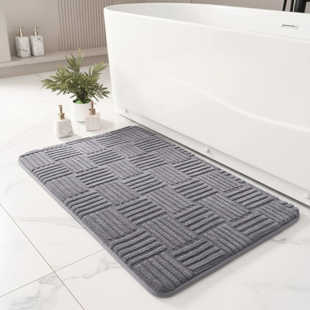 SafeStep Thick Non Slip Bath Mat For Safety And Comfort
