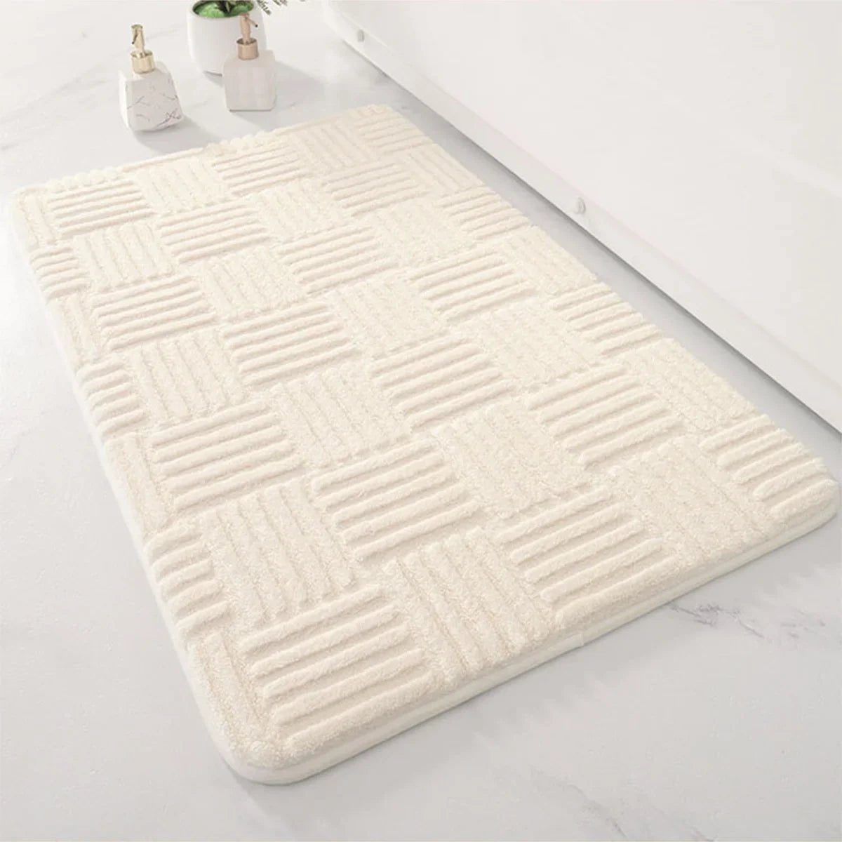 SafeStep Thick Non Slip Bath Mat For Safety And Comfort