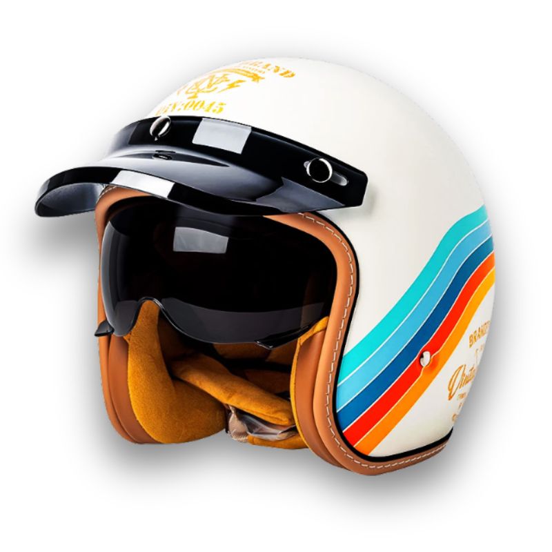 Timeless Helmet For Motorcycles DOT Certified And ECE Approved