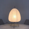 NamiRice Table Lamp Made of Rice Paper in Japanese Design