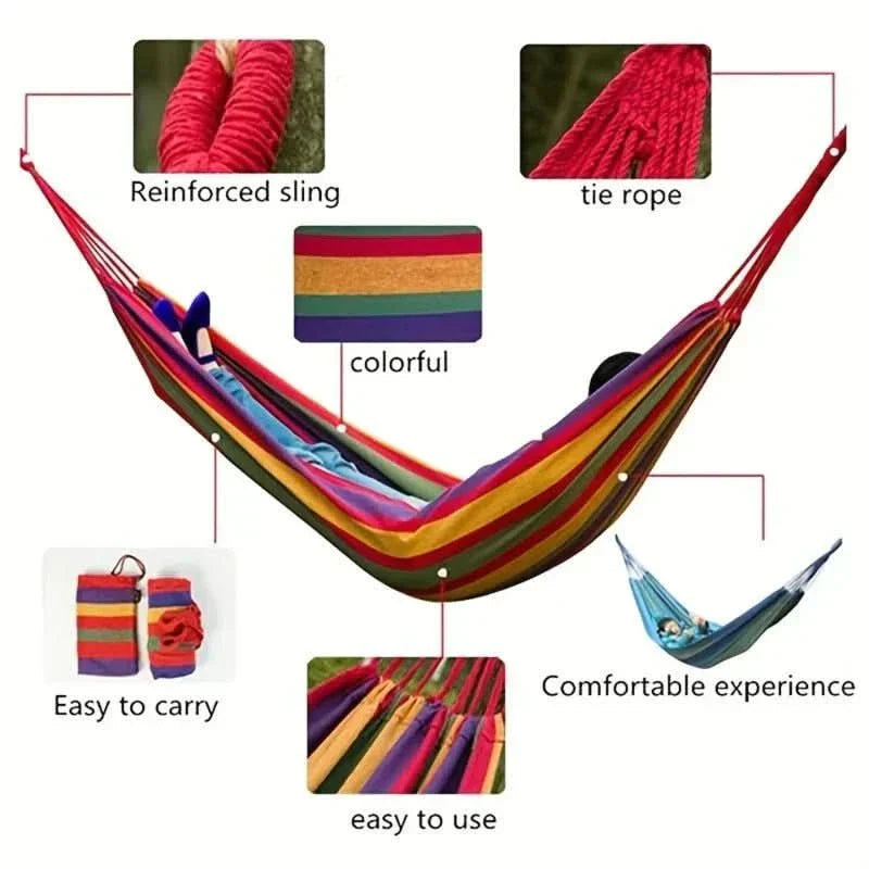LumaHammock Přenosné plátěné závěsné křeslo pro vnitřní i venkovní použití