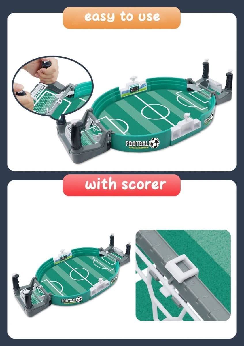 Přenosná stolní fotbalová hra PlayNest pro dva hráče