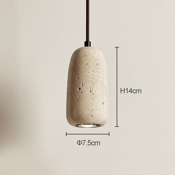 Solena Travertine Pendant Lights For Modern Interiors