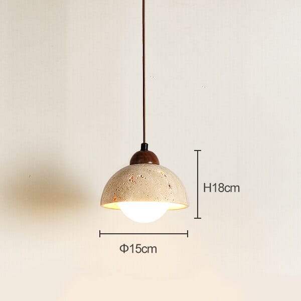 Solena Travertine Pendant Lights For Modern Interiors