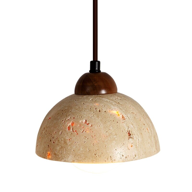 Solena Travertine Pendant Lights For Modern Interiors