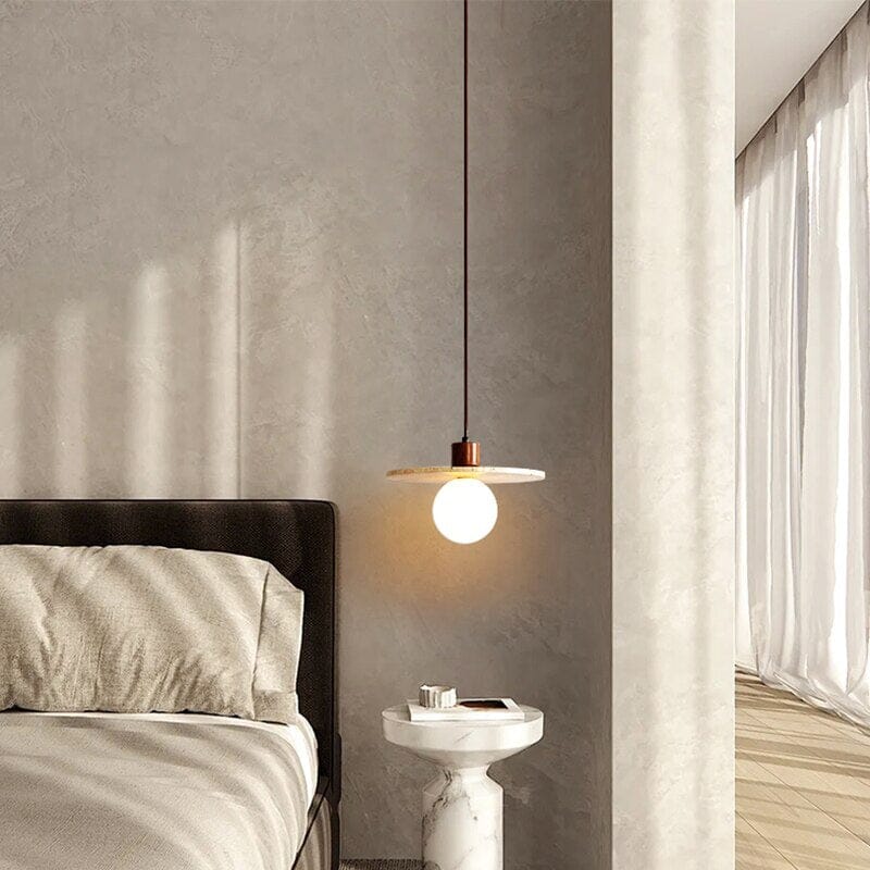 Solena Travertine Pendant Lights For Modern Interiors