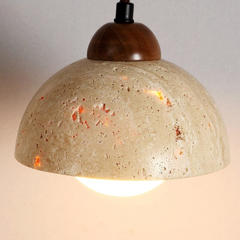 Solena Travertine Pendant Lights For Modern Interiors
