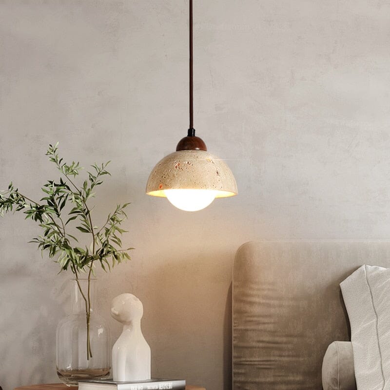 Solena Travertine Pendant Lights For Modern Interiors