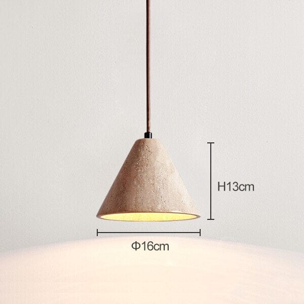 Solena Travertine Pendant Lights For Modern Interiors