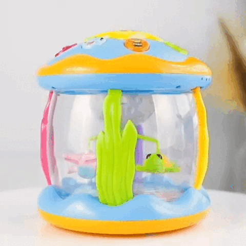 NovaRhythm Magic Baby Drum Toy With Light And Sound