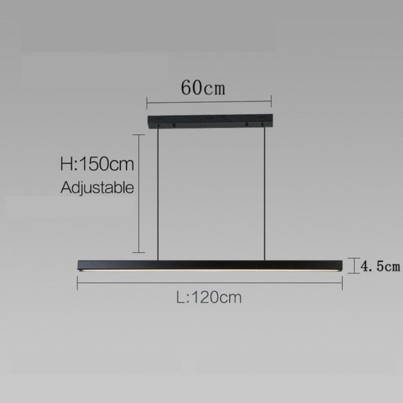 Nova Nordic Chandelier Dark Minimalist Modern Light